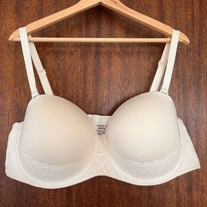 Torrid Ivory Push Up Strapless Bra
